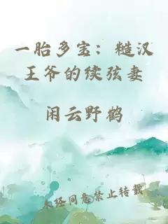 一胎多宝：糙汉王爷的续弦妻